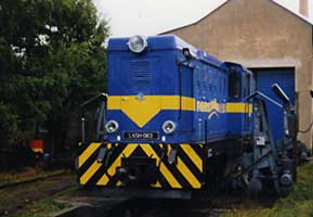 L 45 im Bahnhof Cranzahl (2003)